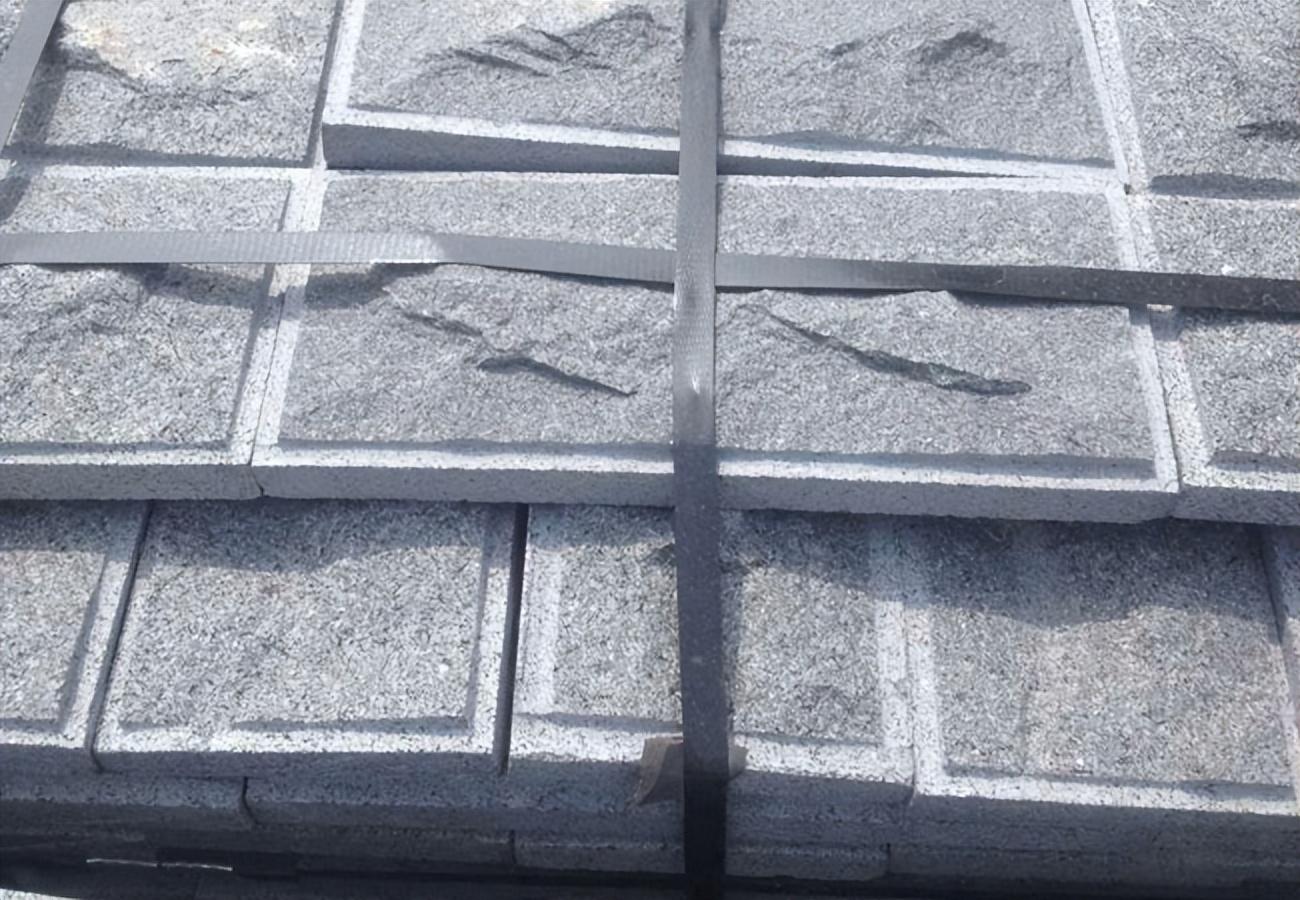 外墻裝飾蘑菇石加工芝麻白石材生產